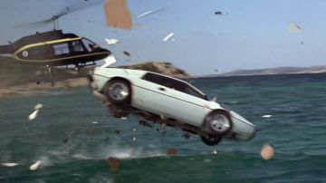 The Lotus Esprit of James Bond in  The Spy Who Loved Me