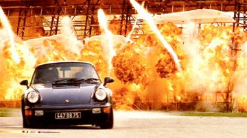 Porsche 911 Turbo 3.6 driven by Mike Lowrey (Will Smith) as seen in Bad Boys