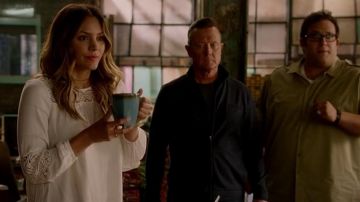 the top of Paige Dineen ( Katharine McPhee ) in Scorpio