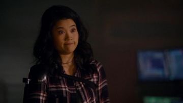the plaid shirt, Happy Quinn ( Jadyn Wong ) in Scorpio