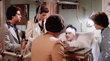 The white suit Tony Manero (John Travolta) in Saturday night Fever