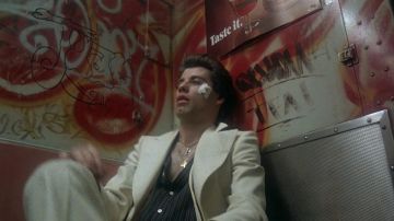 The white suit disco Tony Manero (John Travolta) in Saturday night Fever