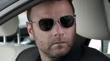 Ray Donovan TV series outfits: Liev Schreiber wears Aviator Sunglasses in matte Chrome in season 4