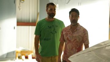 Camiseta verde jaula de pájaros de Phil Miller (Will Forte) en Last Man On Earth S03E11