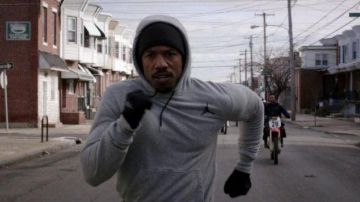 Sweatshirt grey Nike / Jordan to Michael B. Jordan in Creed