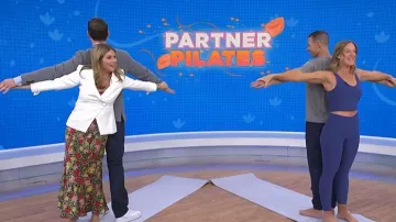 Saloni Renee Floral Mermaid Gown worn by Jenna Bush Hager as seen in Today with Jenna & Friends on March 28, 2025