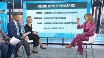 Cinq a Sept Khloé Smooth Satin Blazer usado por Christine Romans como se ve en Today el 28 de marzo de 2025