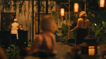 Giambattista Valli Lucky Love Black Mini Airbag worn by Laurie Duffy (Carrie Coon) as seen in The White Lotus (S03E07)