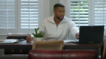 Zara Wool Blend Mock Neck Sweater worn by  Martin Richardson(Brandon Claybon) as seen in Beyond the Gates (S01E20)