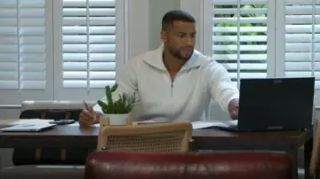 Zara Wool Blend Mock Neck Sweater worn by  Martin Richardson(Brandon Claybon) as seen in Beyond the Gates (S01E20)