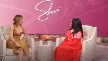 Christian Dior by John Galliano Robe corset en cuir portée par JoJo comme on le voit à Sherri le 1er avril 2025