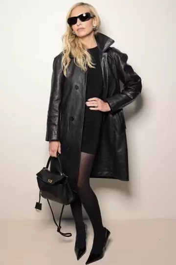Balenciaga Tote Rodeo Bag worn by Sarah Michelle Gellar at Balenciaga Fashion Show on March 9, 2025