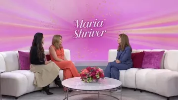 Chloe Nama Zapatilla de plataforma usada por Maria Shriver como se ve en Today with Jenna & Friends el 1 de abril de 2025