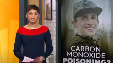 LAUREN Ralph Lauren Patney Dress worn by Jericka Duncan as seen in CBS Mornings on April 1, 2025