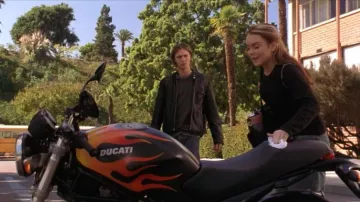 2001 Ducati Monster 600 Dark Motorbike of Jake (Chad Michael Murray) in Freaky Friday