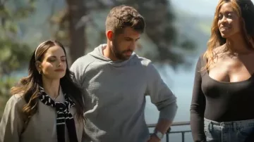 Lululemon Sweat à capuche en coton texturé à double tricot porté par Chris Allen comme on le voit dans Million Dollar Secret (S01E04)