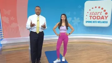 Baskets Skechers Uno 2 Air Around You portées par Danielle Gray comme on le voit dans Today le 2 avril 2025