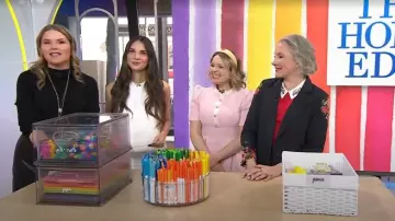 Eddy Sloan Blazer worn by Clea Shearer as seen in Today with Jenna & Friends on April 2, 2025