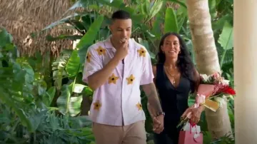 Doen Black Linen Sleeveless Button Down Midi Dress by Litia Garr comme on le voit dans The Bachelor (S29E09)