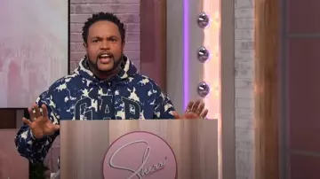 N'gai Gap × HFR Logo Hoodie worn by Jawn Murray as seen in Sherri on April 4, 2025