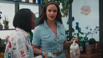 Mono tobillero de Paige Harper usado por Birdie (Melissa Fumero) como se ve en Grosse Pointe Garden Society (S01E07)