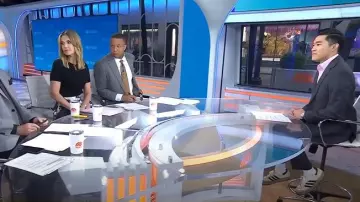 Adidas Samba 8th Street Sneakers worn by Brian Cheung as seen in Today on April 4, 2025