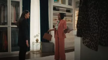 Veronica Beard Edia Satin Straight-Leg Pants worn by Catherine (Aja Naomi King) as seen in Grosse Pointe Garden Society (S01E07)