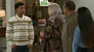 NN07 Alfie Polo Sweater porté par Tyrell Richardson (Lucas Miller) comme on le voit dans Beyond the Gates (S01E28)