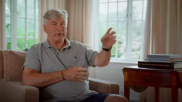 Ralph Lauren Short Sleeve Mesh Polo worn by Alec Baldwin as seen in The Baldwins (S01E06)