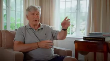 Ralph Lauren Short Sleeve Mesh Polo worn by Alec Baldwin as seen in The Baldwins (S01E06)