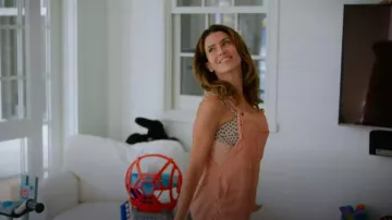 Billabong Wild Pursuit Romper worn by Hilaria Baldwin as seen in The Baldwins (S01E06)