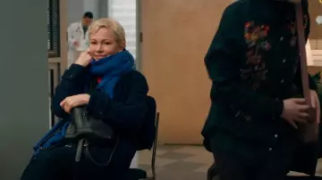 Mini mochila de cuero negro de Coach usada por Molly Kochan (Michelle Williams) como se ve en Dying for Sex (T01E02)