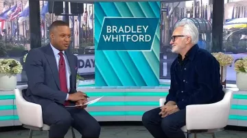 Chaqueta de camionero Wythe Corduroy Ranch usada por Bradley Whitford como se ve en Hoy el 8 de abril de 2025