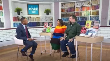 Christopher John Rogers Colorblock Dress worn by Jasmine Guillory as seen in Today on April 8, 2025