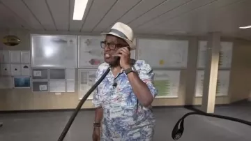 Faherty SS Kona Camp Shirt worn by Al Roker as seen in Today on April 9, 2025