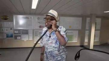 Faherty SS Kona Camp Shirt worn by Al Roker as seen in Today on April 9, 2025