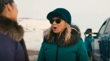 New Real Mink Fur Knight Cap Warm Winter Fur Hat worn by Helen (Mary Lynn Rajskub) as seen in North of North (S01E05)