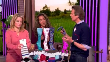 Leret Leret No 04 Sweater worn by Adam Glassman as seen in The View on April 7, 2025