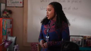 Cleobella Katya Ankle Dress worn by Janine Teagues (Quinta Brunson) as seen in Abbott Elementary (S04E21)