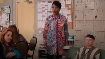 Wboutique Gracia Mini Dress worn by Barbara Howard (Sheryl Lee Ralph) as seen in Abbott Elementary (S04E21)
