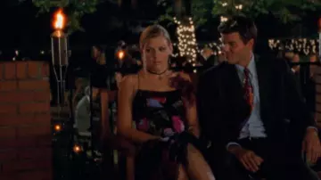Allen Schwartz Day-to-Night Black Floral Dress worn by Audrey Liddell (Busy Philipps) in Dawson's Creek (S05E08)