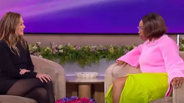 Nocturne Embellished Knit Sweater worn by Jennifer Hudson as seen in The Jennifer Hudson Show on March 28, 2025