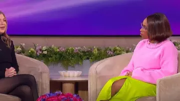 Stine Goya Draped stretch-jersey Skirt worn by Jennifer Hudson as seen in The Jennifer Hudson Show on March 28, 2025