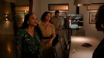 Diane Von Furstenberg Mackenzie Blouse worn by Lacey Quinn (Gabrielle Walsh) as seen in Found (S02E16)