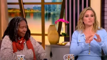 Magnolia Pearl Revrie Shirt worn by Whoopi Goldberg as seen in The View on April 9, 2025
