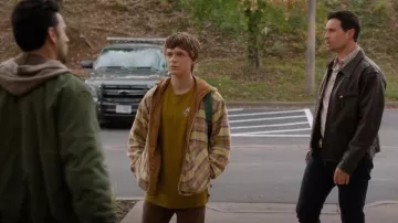 BDG Plaid & Solid Reversible Hooded Jacket worn by Jamie Reed (Parker Queenan) as seen in Found (S02E17)