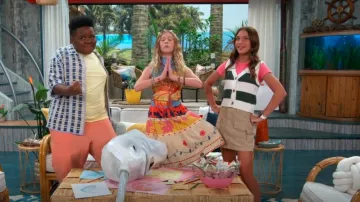 Hollister Easy Sweater Vest worn by Chloe Thunderman (Maya Le Clark) as seen in The Thundermans: Undercover (S01E03)