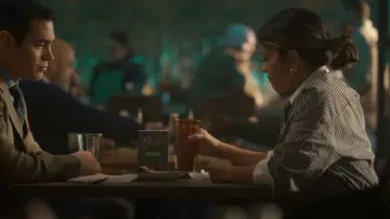 Essentiel Antwerp Gail Buttondown Shirt worn by Marion Alba (Gina Rodriguez) as seen in Will Trent (S03E12)