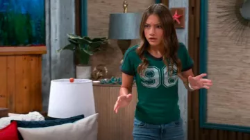 Urban Outfitters Le Sport Graphic Fitted Baby Tee worn by Chloe Thunderman (Maya Le Clark) as seen in The Thundermans: Undercover (S01E09)