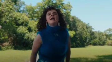Jersey de cachemira Gucci usado por Young Judy Gemstone (Emma Shannon) como se ve en The Righteous Gemstones (T04E06)